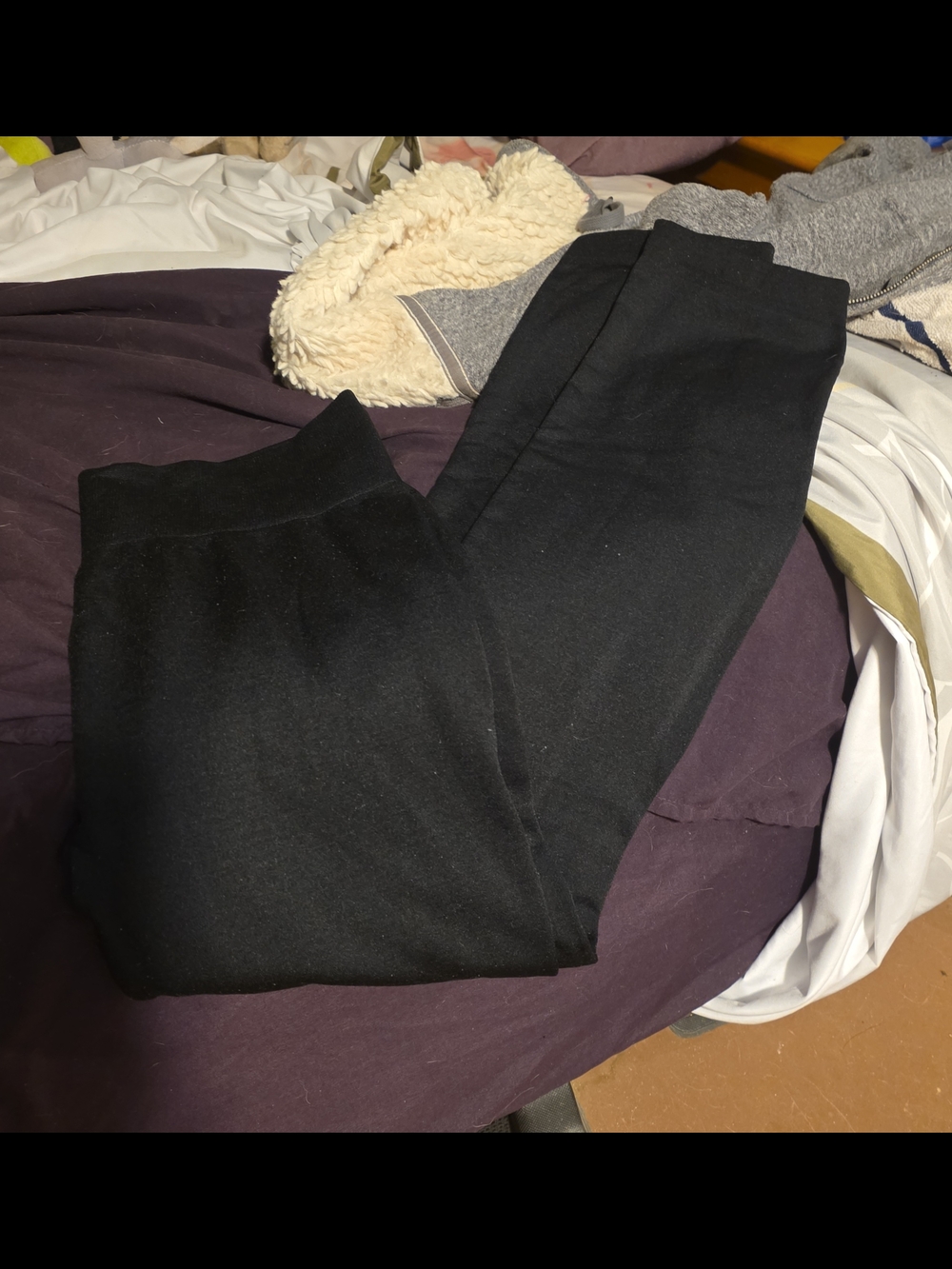 Black Cozy Knit Leggings